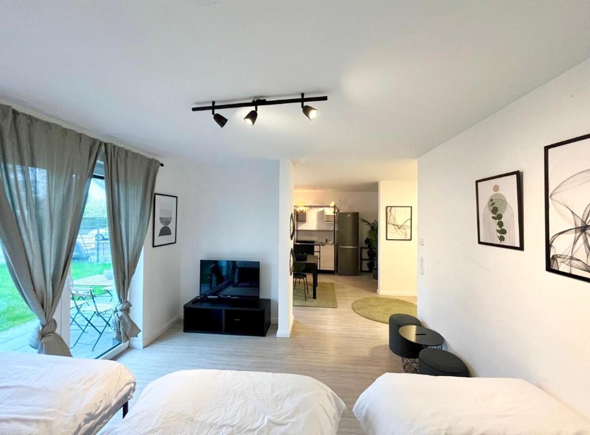 Gemuetliche Apartments Direkt An Der Grenze Von Hamburg 노르더슈테트 외부 사진